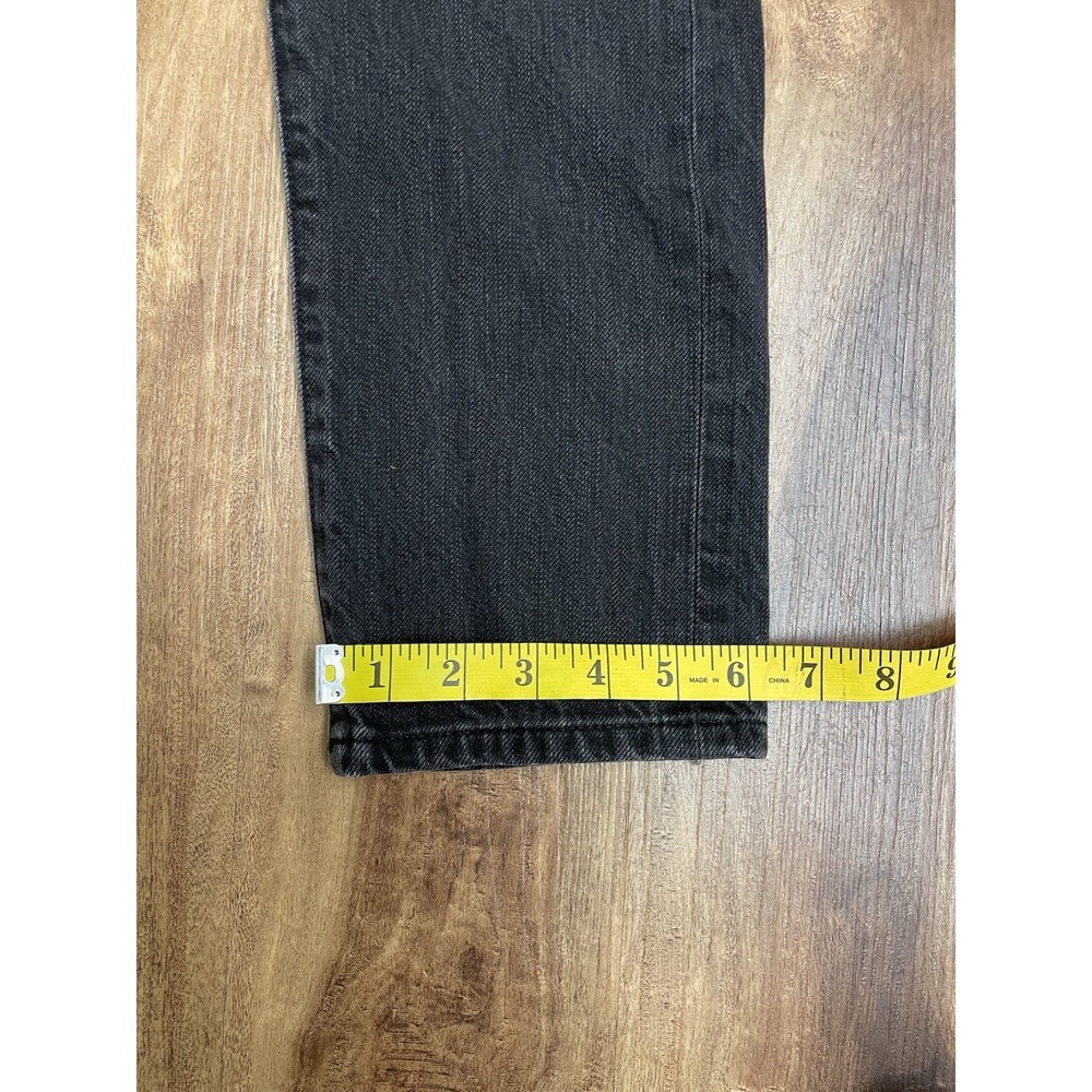 Taylor Stitch Slim Denim Jeans Fly Button Black Cotton Selvage Size 31x32 - Picture 13 of 13